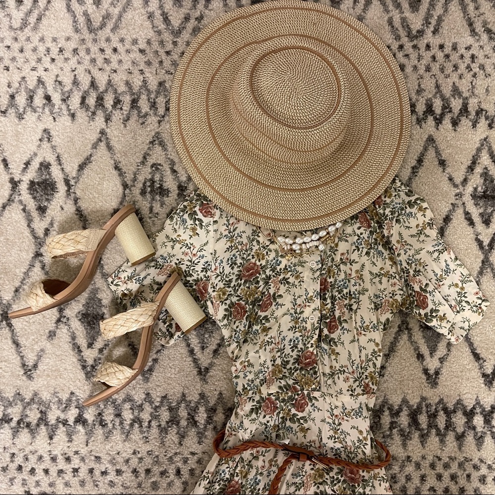 NWT Zara XS floral boho dress
